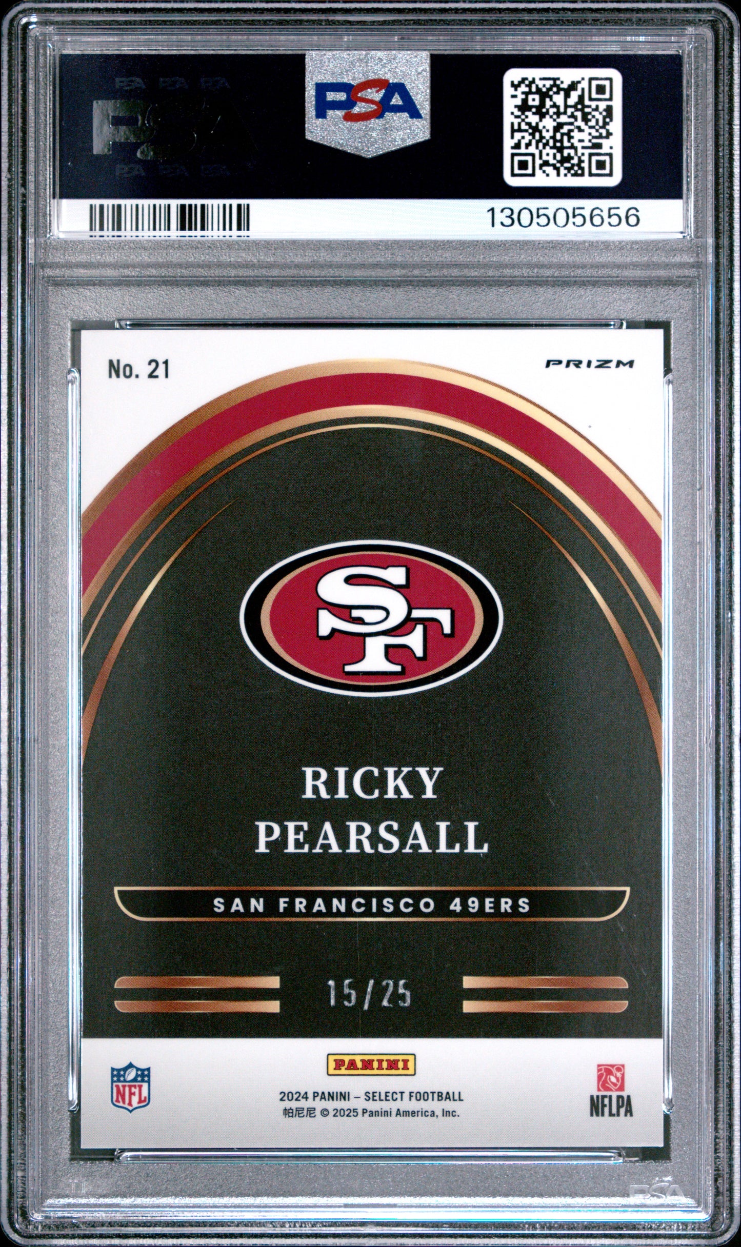 Ricky Pearsall 2024 Panini Select Future-Tie-Dye Prizm PSA 10 - /25