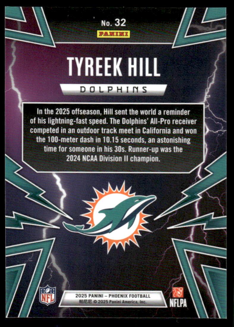 2025 Panini Phoenix #32 Tyreek Hill Thunderbirds