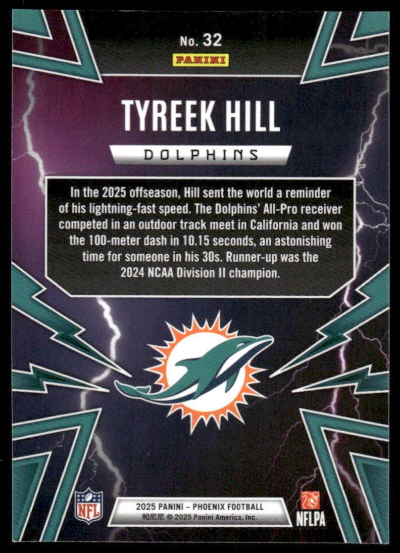 2025 Panini Phoenix #32 Tyreek Hill Thunderbirds