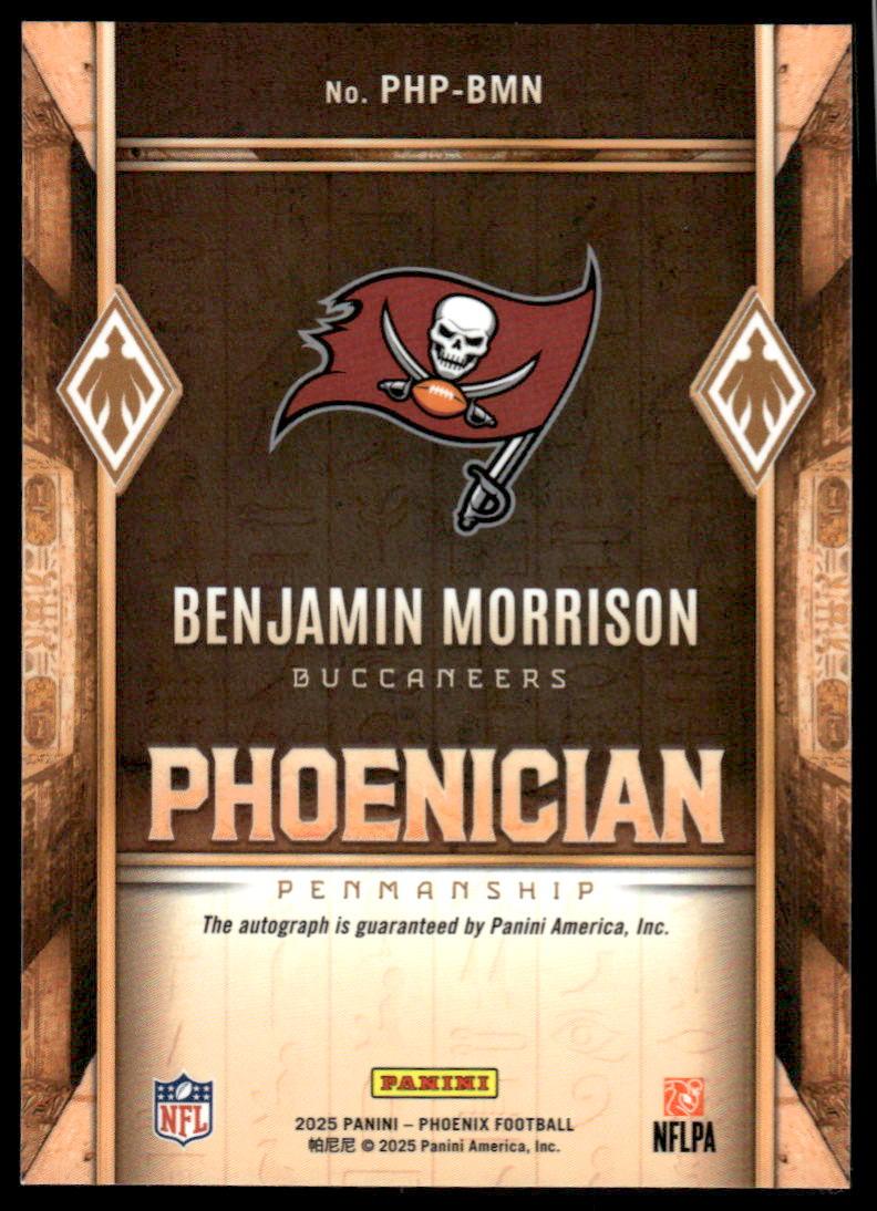 2025 Panini Phoenix #PHP-BMN Benjamin Morrison Phoenician Penmanship