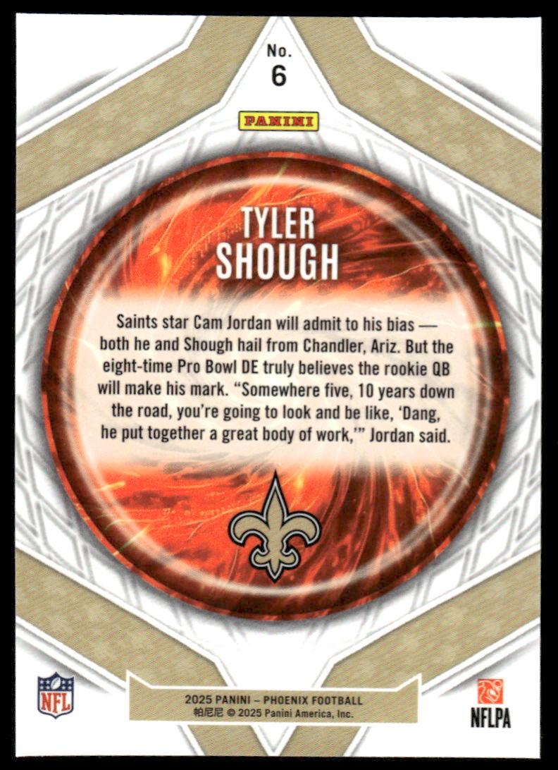 2025 Panini Phoenix #6 Tyler Shough Paragon