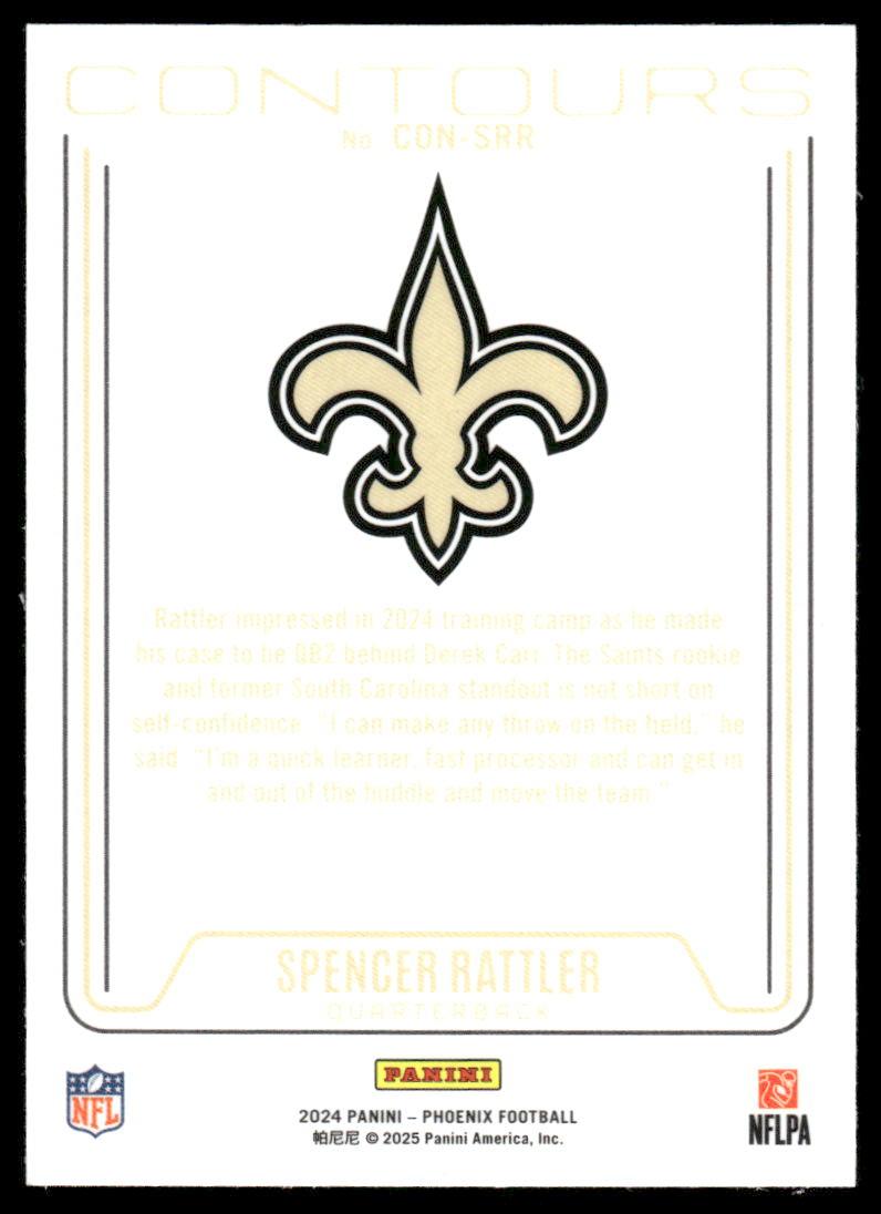 2024 Panini Phoenix #CON-SRR Spencer Rattler Contours