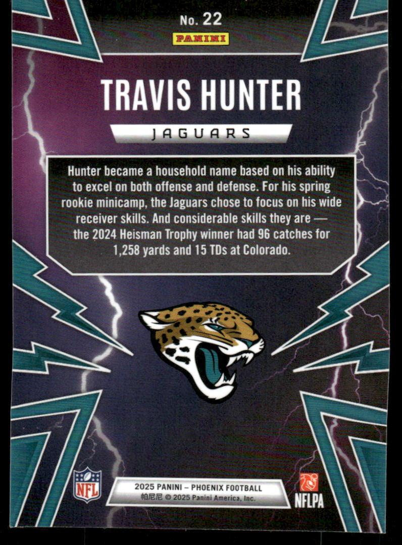 2025 Panini Phoenix #22 Travis Hunter Thunderbirds