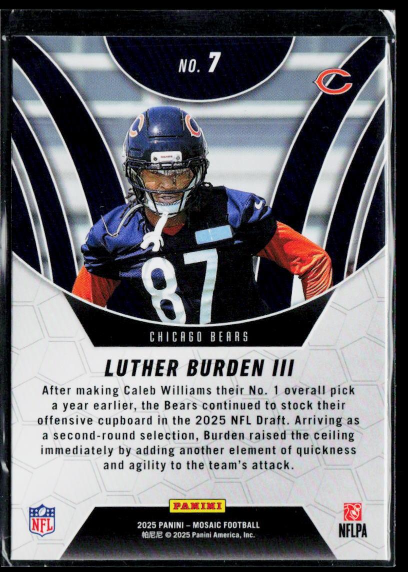 2025 Panini Mosaic #7 Luther Burden III Elevate