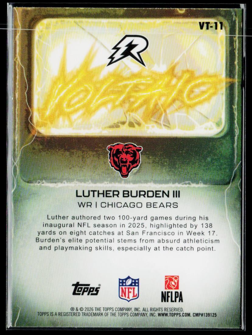 2025 Topps Resurgence #VT-11 Luther Burden III Voltaic
