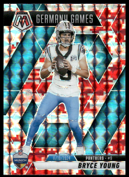2025 Panini Mosaic #269 Bryce Young Mosaic Camo Red