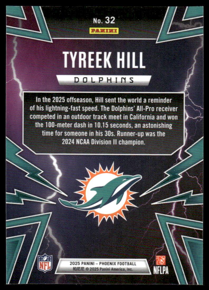 2025 Panini Phoenix #32 Tyreek Hill Thunderbirds