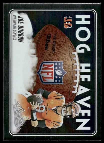 2025 Panini Absolute #HH-JBW Joe Burrow Hog Heaven