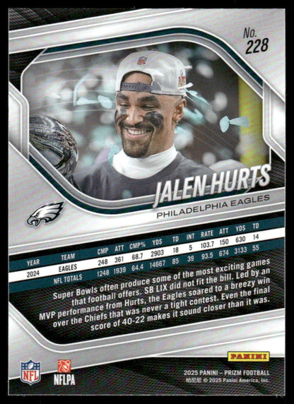 2025 Panini Prizm #228 Jalen Hurts
