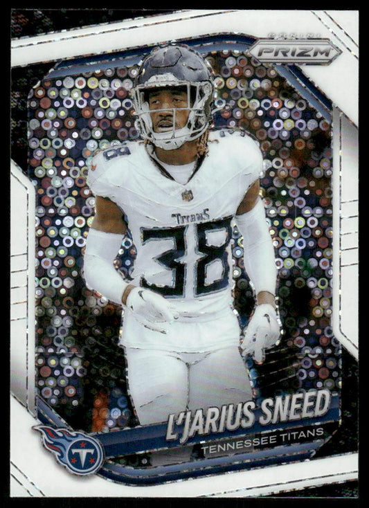 2025 Panini Prizm #24 L'Jarius Sneed White Disco