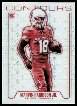 2024 Panini Phoenix #CON-MHJ Marvin Harrison Jr. Contours Lazer