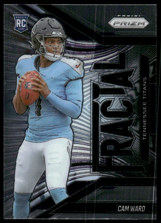 2025 Panini Prizm #11 Cam Ward Fractal