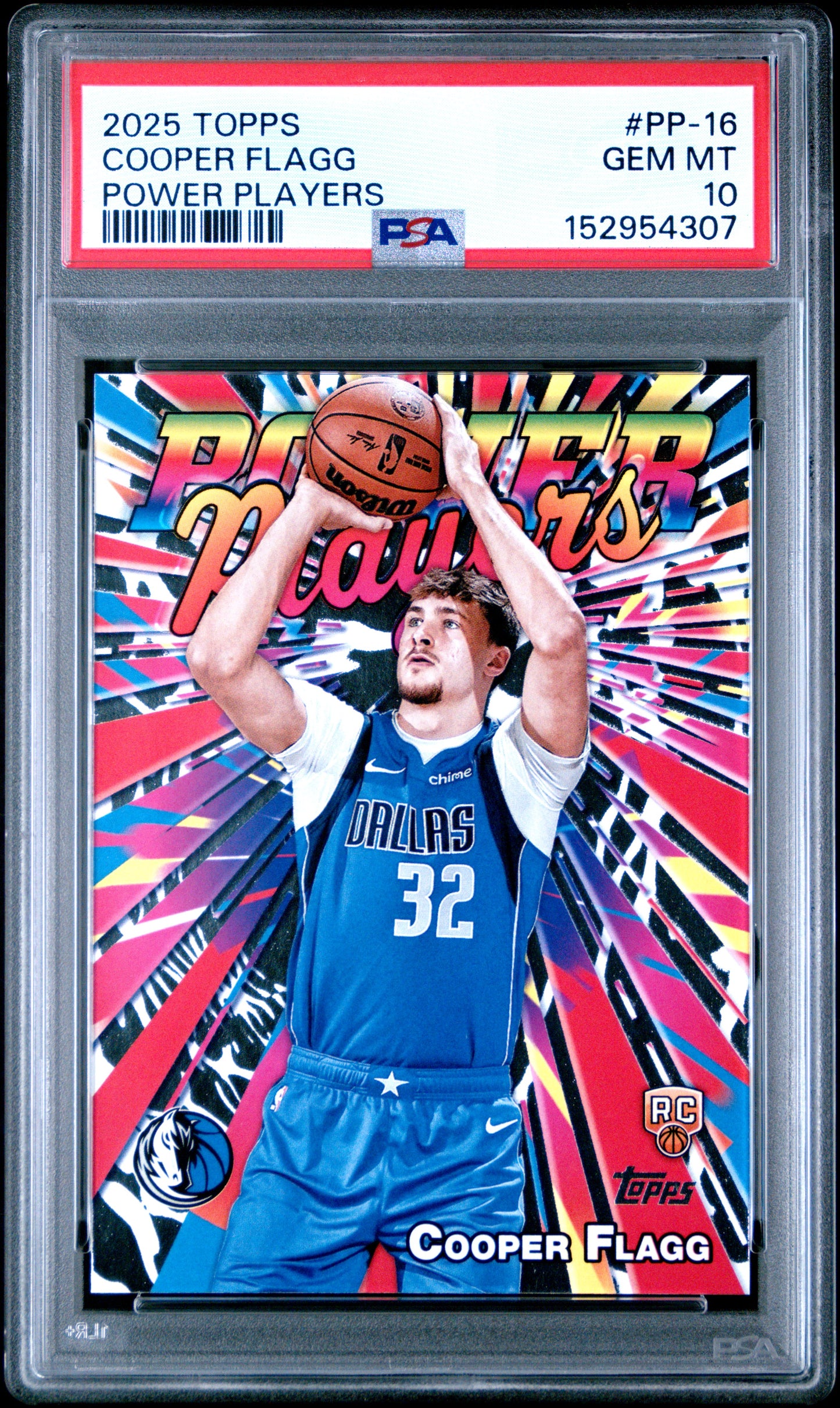 2025 Topps Power Players #PP-16 Cooper Flagg PSA 10