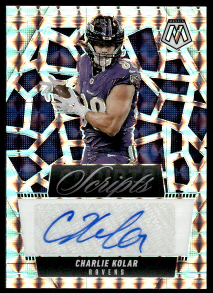 2025 Panini Mosaic #SCR-CKR Charlie Kolar Scripts