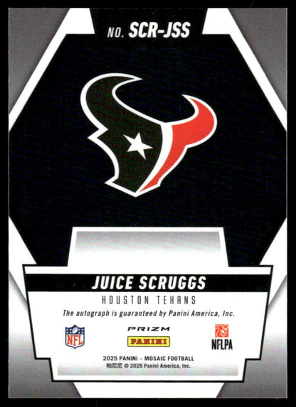 2025 Panini Mosaic #SCR-JSS Juice Scruggs Scripts