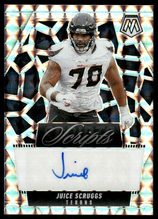 2025 Panini Mosaic #SCR-JSS Juice Scruggs Scripts