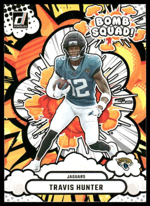 2025 Donruss #BS-THR Travis Hunter Bomb Squad