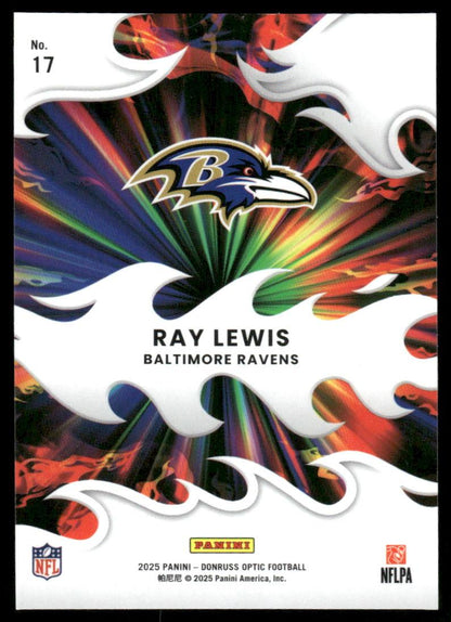 2025 Donruss Optic #17 Ray Lewis Light It Up