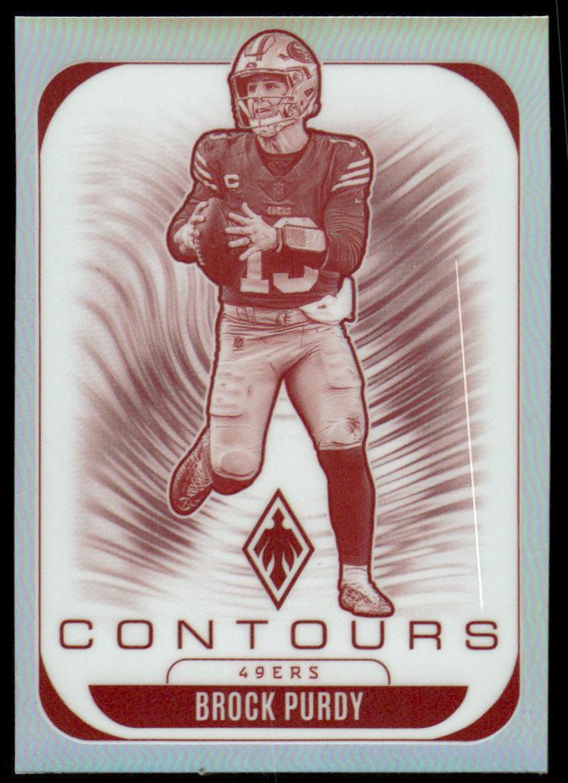 2025 Panini Phoenix #28 Brock Purdy Contours