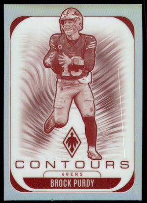 2025 Panini Phoenix #28 Brock Purdy Contours