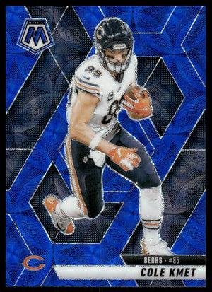 2025 Panini Mosaic #48 Cole Kmet Blue Scope