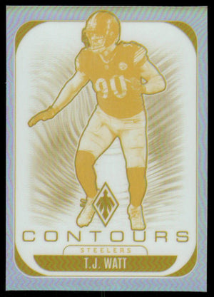 2025 Panini Phoenix #27 T.J. Watt Contours