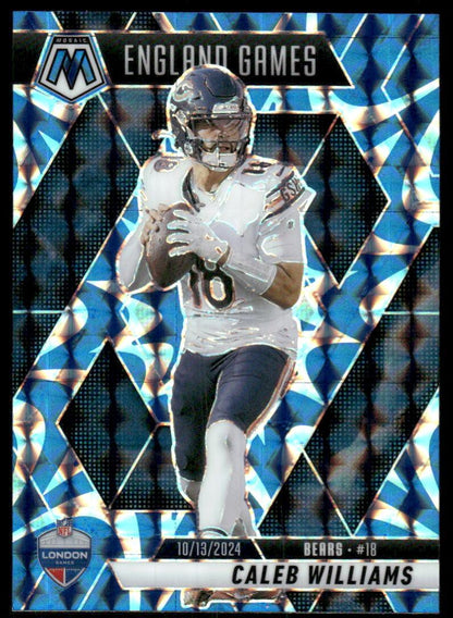 2024 Panini Mosaic #301 Caleb Williams Mosaic Reactive Blue
