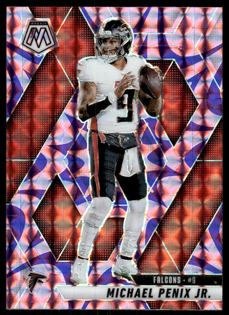 2025 Panini Mosaic #51 Michael Penix Jr. Mosaic Camo Pink