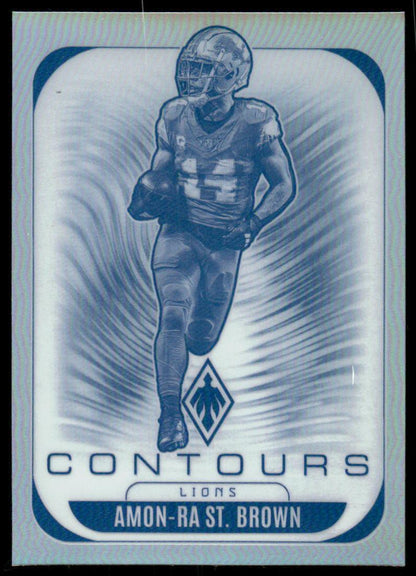 2025 Panini Phoenix #11 Amon-Ra St. Brown Contours