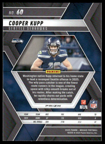 2025 Panini Mosaic #60 Cooper Kupp Mosaic Reactive Yellow