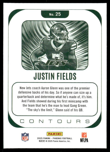 2025 Panini Phoenix #25 Justin Fields Contours