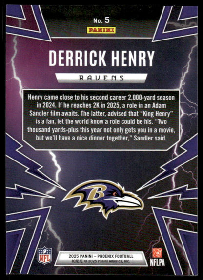 2025 Panini Phoenix #5 Derrick Henry Thunderbirds