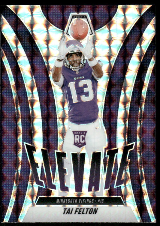 2025 Panini Mosaic #5 Tai Felton Elevate Mosaic