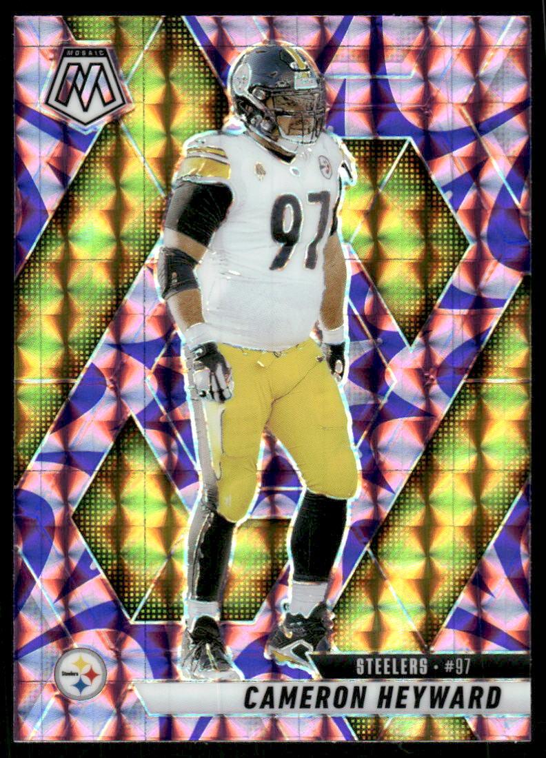 2025 Panini Mosaic #172 Cameron Heyward Mosaic Camo Pink