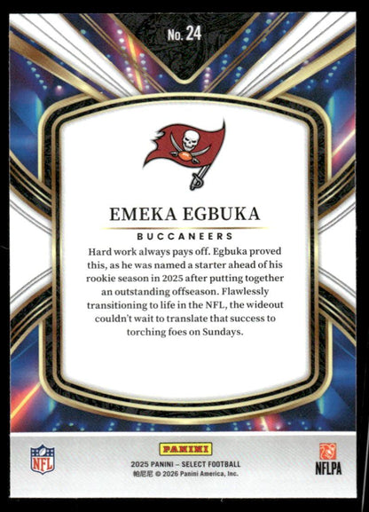 2025 Panini Select #24 Emeka Egbuka Select Future