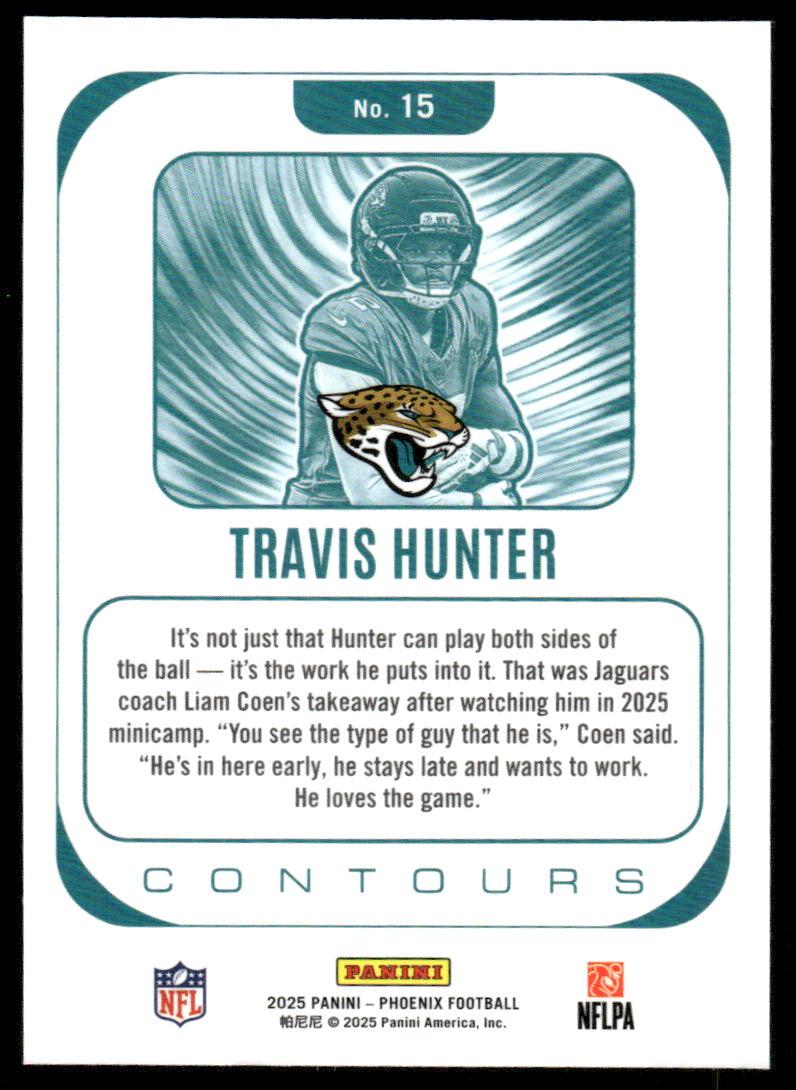 2025 Panini Phoenix #15 Travis Hunter Contours