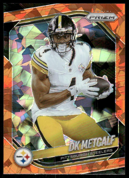 2025 Panini Prizm #12 DK Metcalf Orange Ice