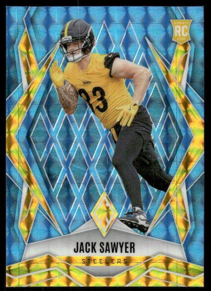 2025 Panini Phoenix #233 Jack Sawyer Light Blue Pyramids Prizm #/385