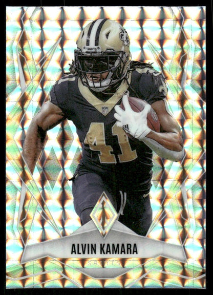 2025 Panini Phoenix #22 Alvin Kamara Silver Pandora Prizm