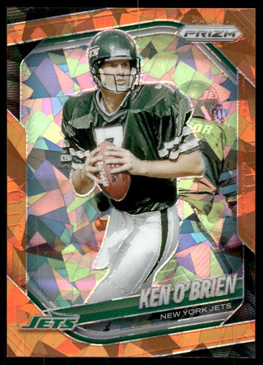 2025 Panini Prizm #185 Ken O'Brien Orange Ice