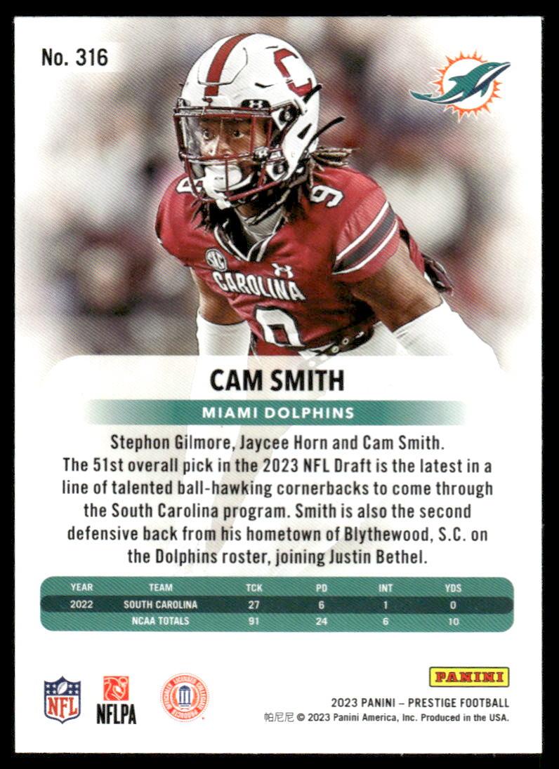2023 Panini Prestige #316 Cam Smith Xtra Points Diamond
