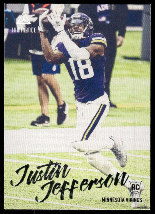 2020 Panini Chronicles #217 Justin Jefferson Luminance Update Rookies