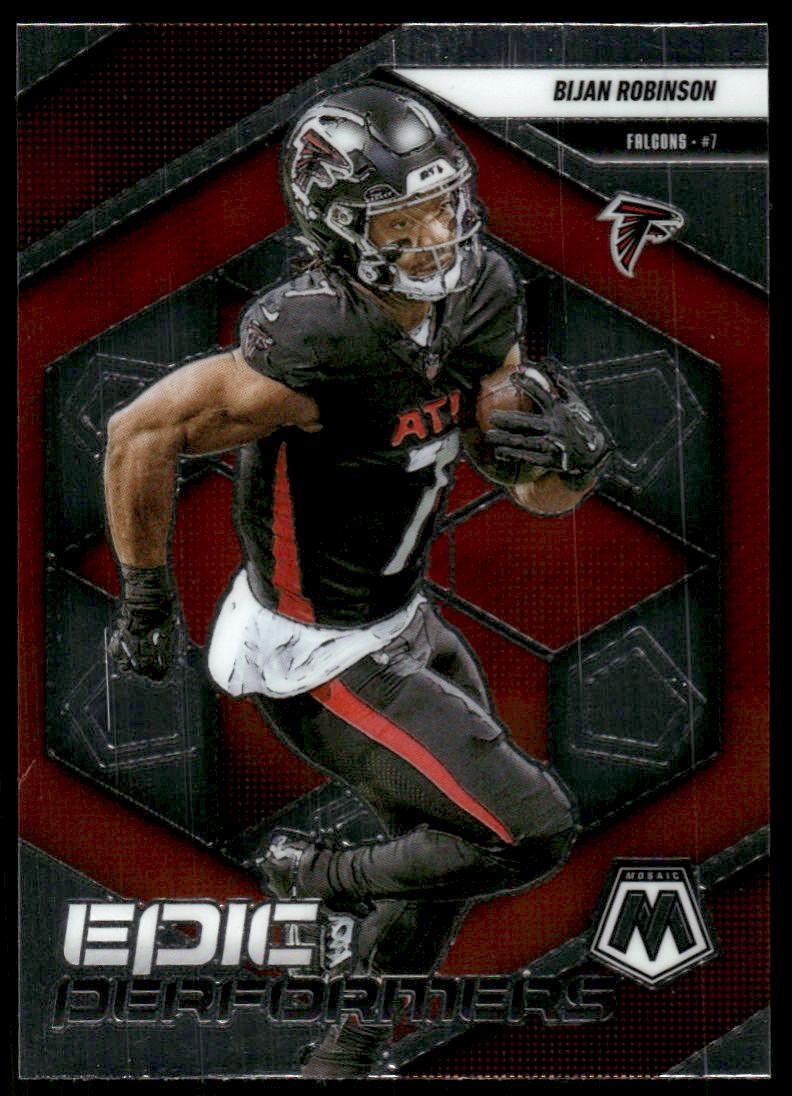 2025 Panini Mosaic #8 Bijan Robinson Epic Performers