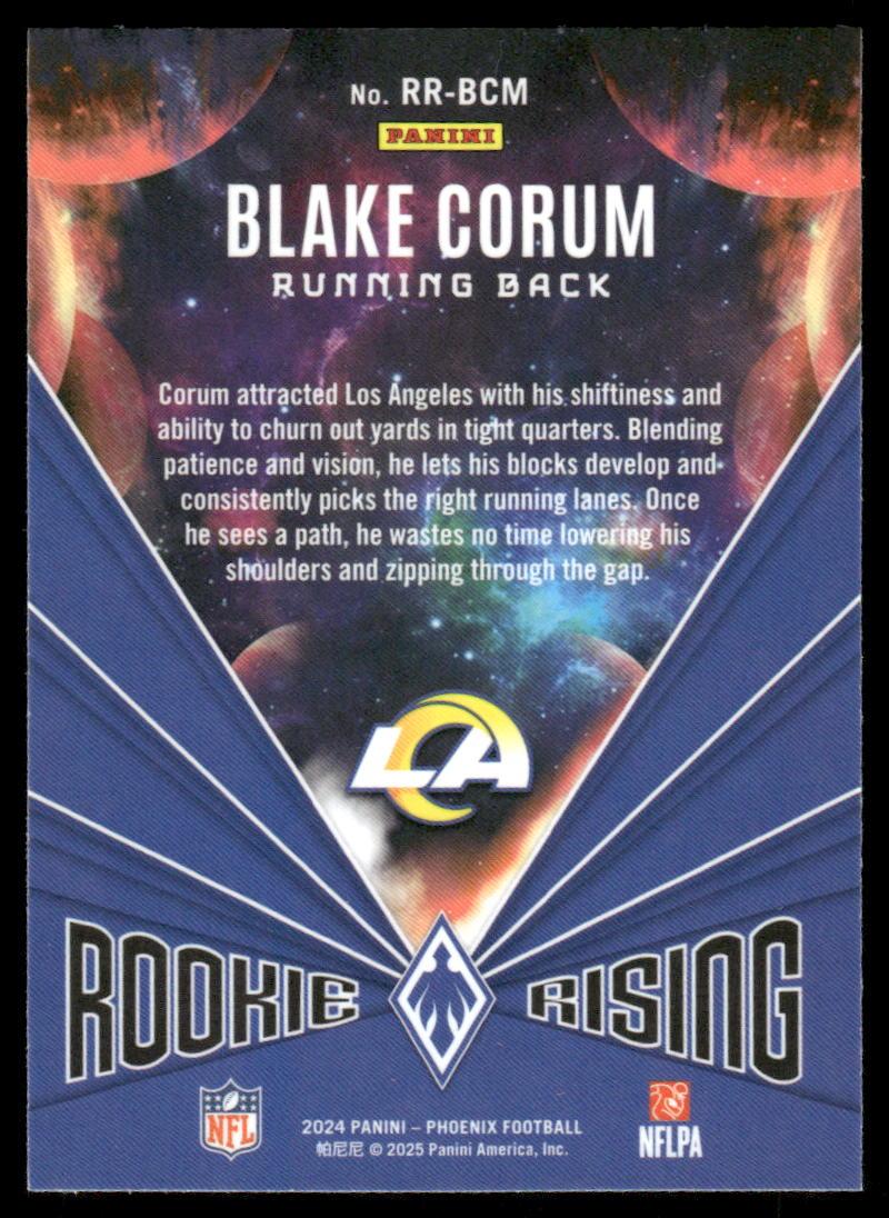 2024 Panini Phoenix #RR-BCM Blake Corum Rookie Rising