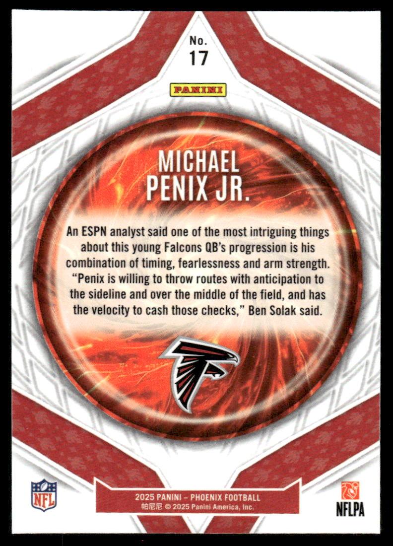 2025 Panini Phoenix #17 Michael Penix Jr. Paragon