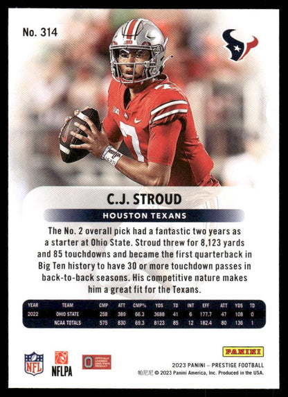 2023 Panini Prestige #314 C.J. Stroud