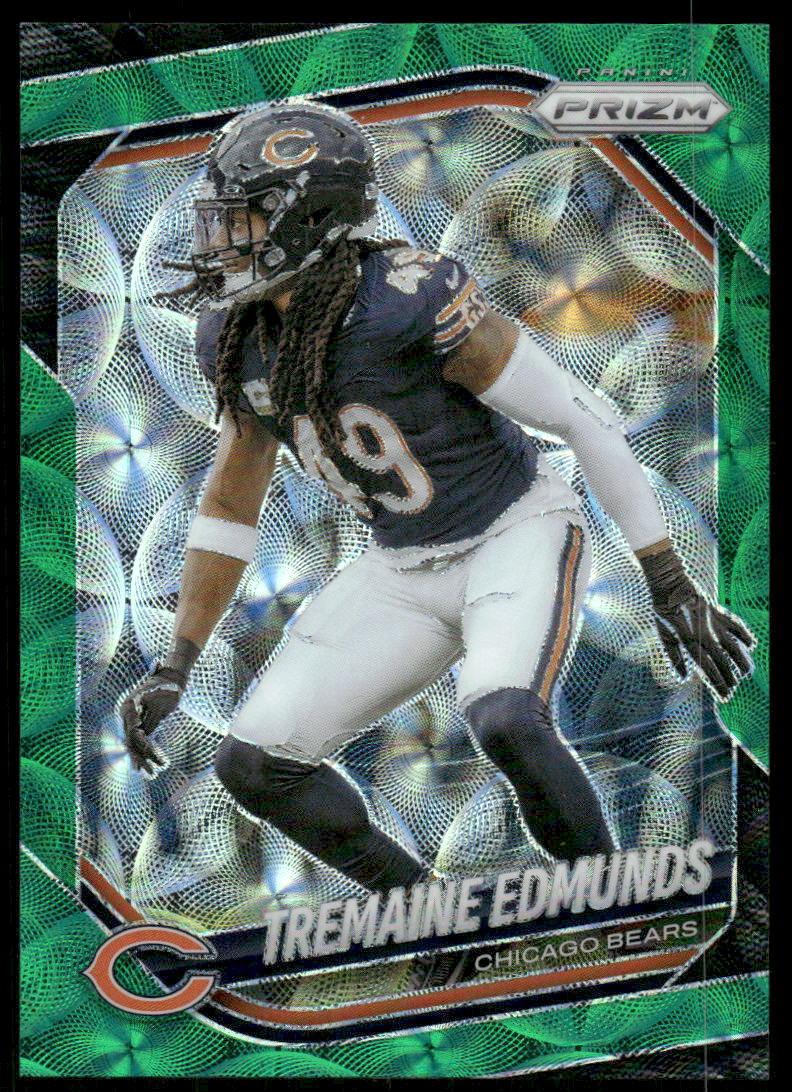 2025 Panini Prizm #245 Tremaine Edmunds Green Scope #/75
