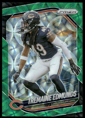 2025 Panini Prizm #245 Tremaine Edmunds Green Scope #/75