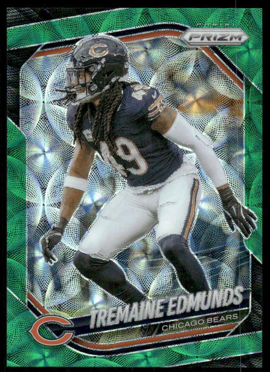 2025 Panini Prizm #245 Tremaine Edmunds Green Scope #/75