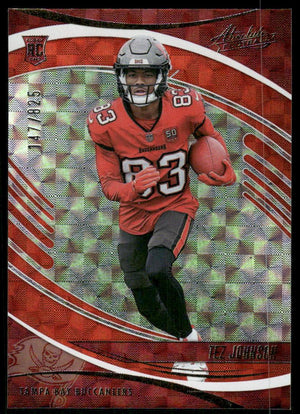 2025 Panini Absolute #184 Tez Johnson Orange Mosaic #/825